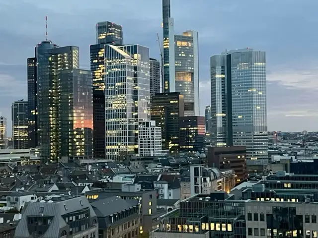 The Frankfurt skyline